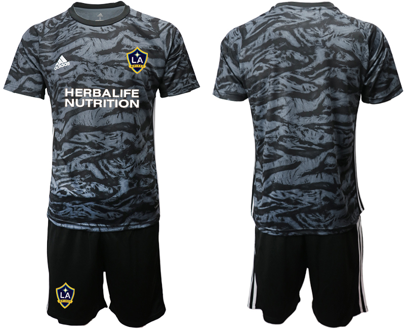 Men 2020-2021 club Los Angeles Galaxy goalkeeper black Soccer Jerseys->customized soccer jersey->Custom Jersey
